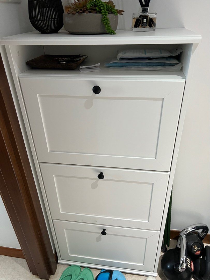 IKEA Brusali Shoe Furniture & Home Living, Furniture, Shelves