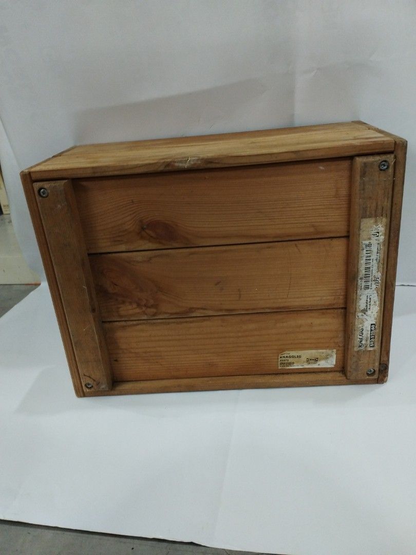 KNAGGLIG Box, pine, 9x12 ¼x6 - IKEA