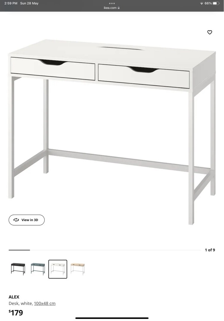 IKEA Office table/ study desk, Furniture & Home Living, Furniture