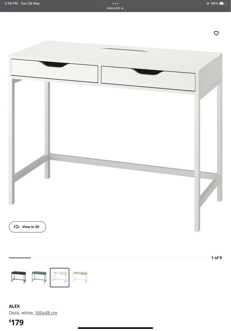 IKEA Office table/ study desk, Furniture & Home Living, Furniture