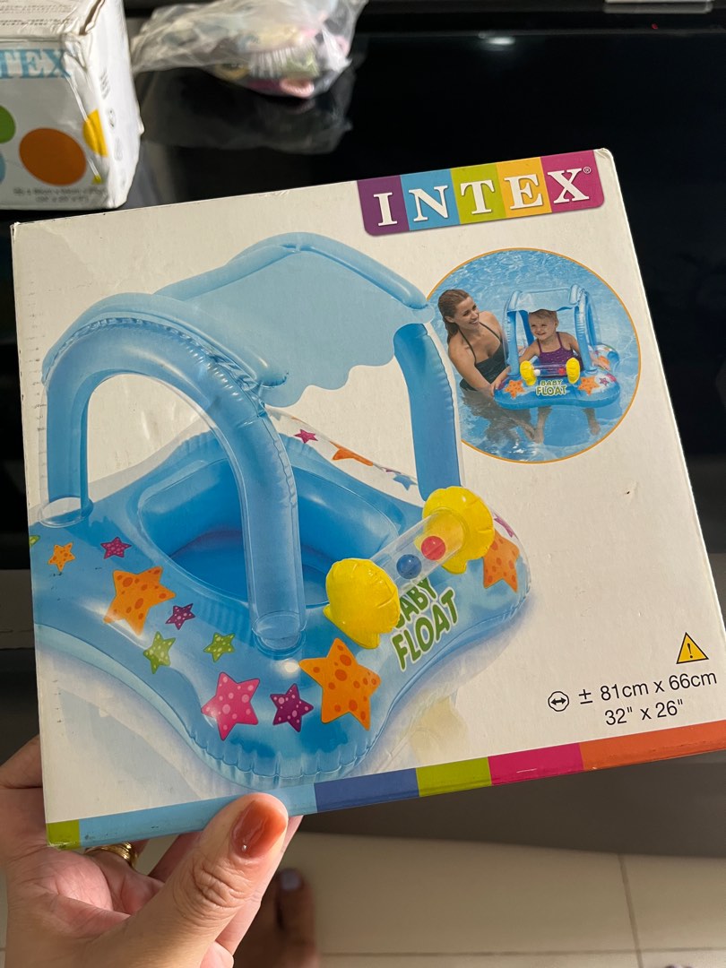 Intex baby float, Babies & Kids, Infant Playtime on Carousell