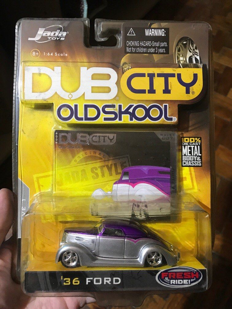 Jada Dub City Old Skool ‘36 Ford (Category: Vehicle & Diecast Models) located in Marikina City. Submitted by napdotcom (Listing ID 1250912641, Image 1). Description: Jada Dub City Old Skool ‘36 Ford 100% Authentic and Original By Jada Toys Old but sealed Variations sold separately Approximately 1:64 Diecast Toy Car Collectibles For ages 8 years old and up Packaging might have soft corners Card Packaging and Color Variations sold separately Some h