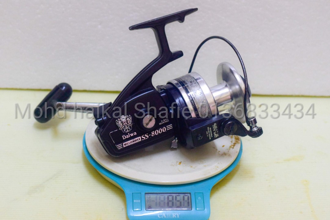 DAIWA Million Max SS-8000 复古旋转卷轴钓鱼二手