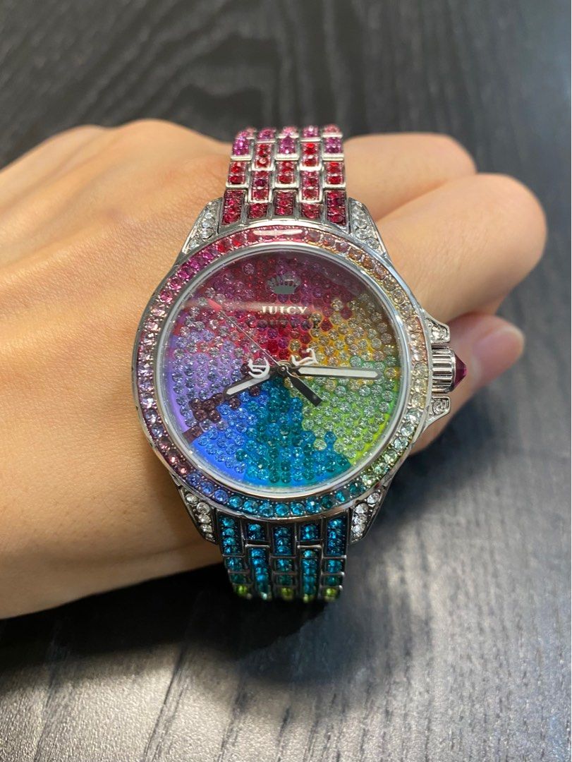 Juicy couture stella rainbow watch clearance