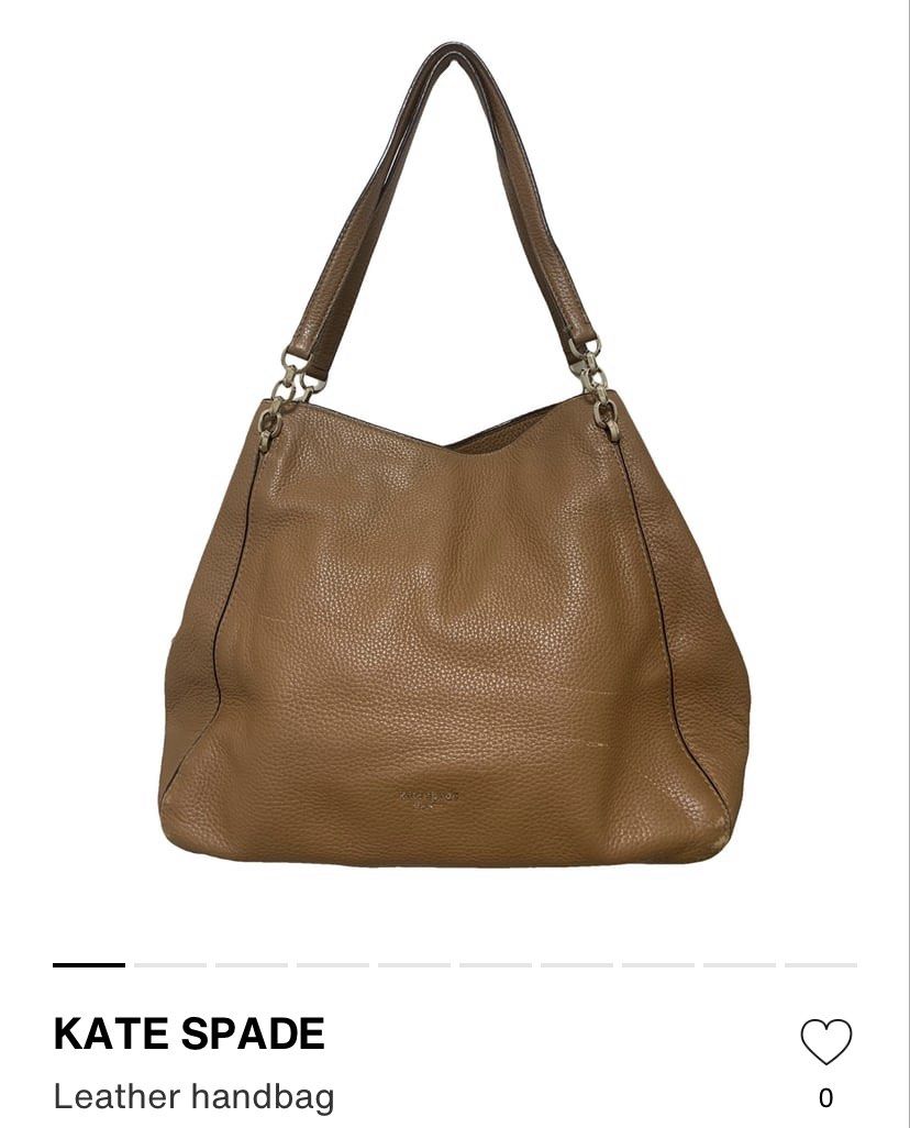 kate spade brown leather handbag