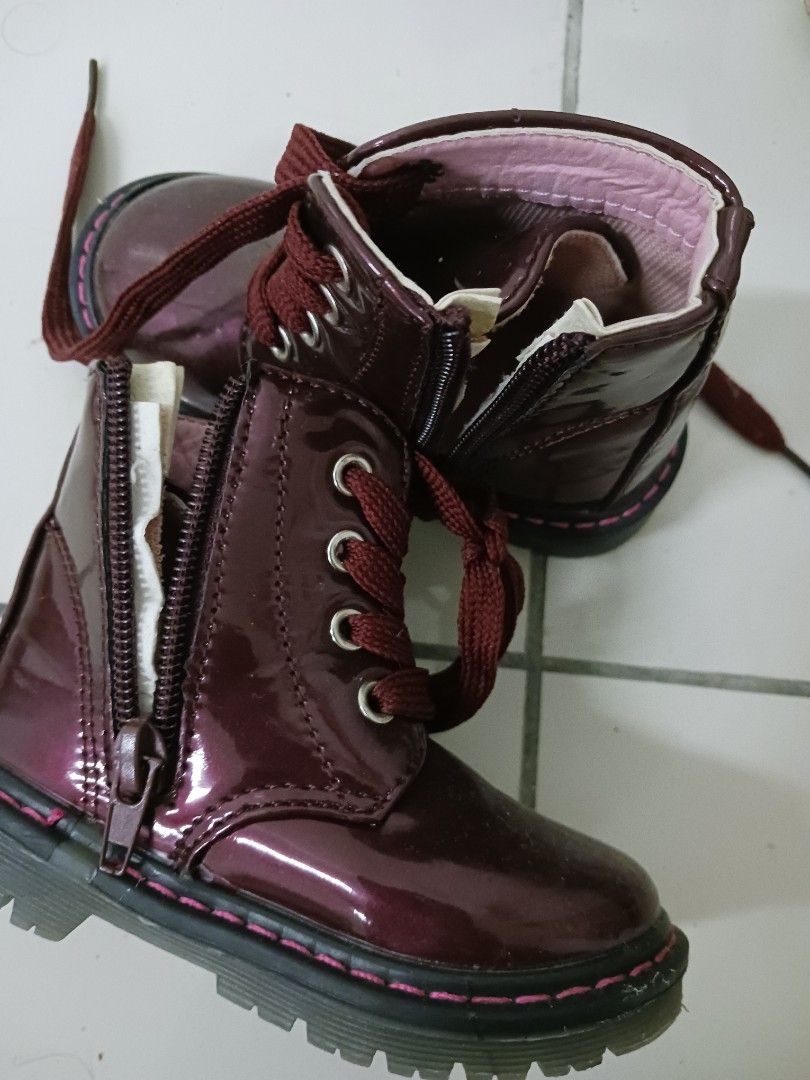 Little girls boots sales size 1