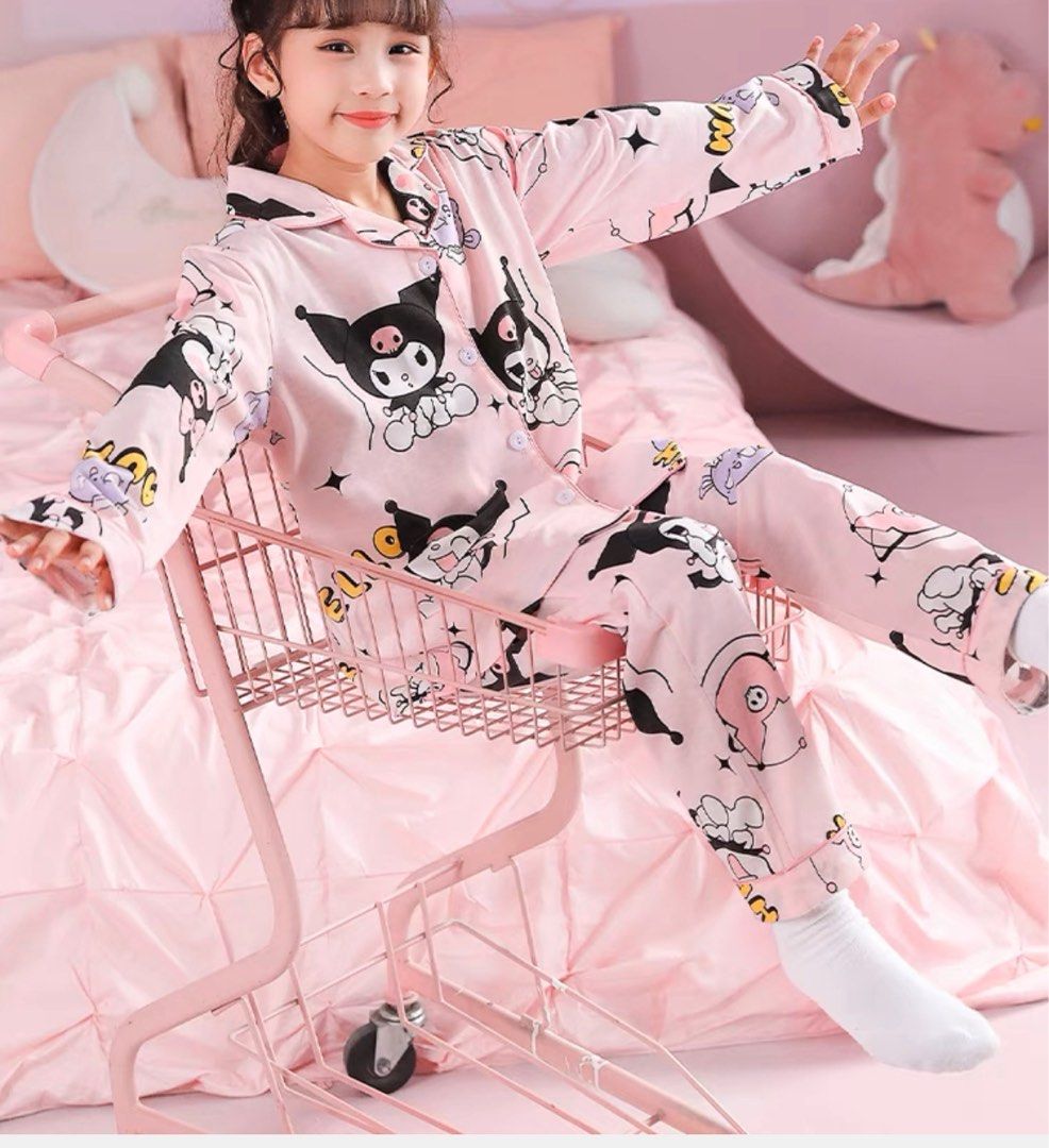 Kuromi pyjamas girl, Babies & Kids, Babies & Kids Fashion on Carousell
