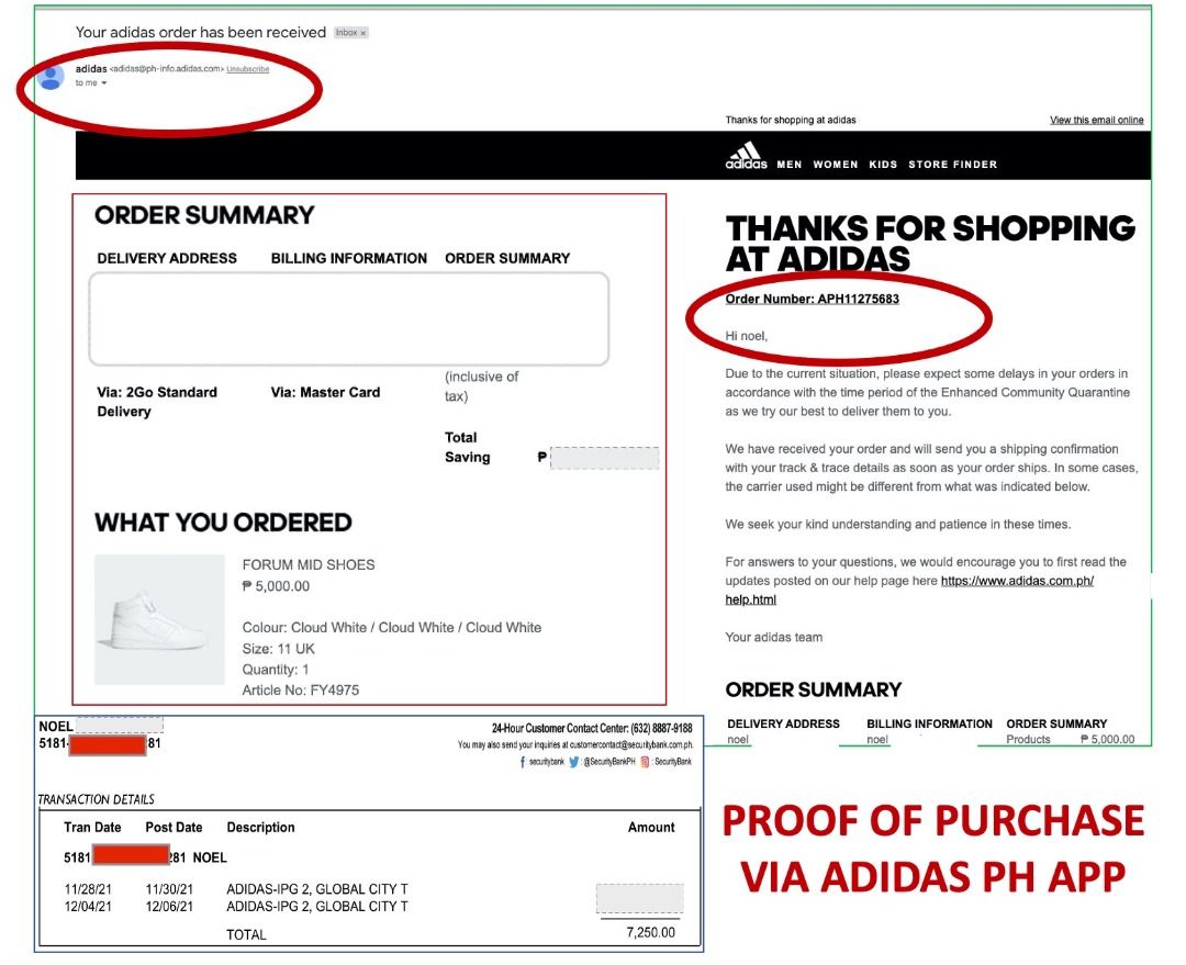 Adidas us new arrivals email address order