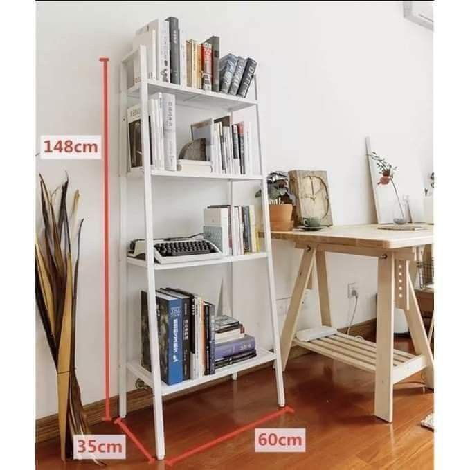 LERBERG Metal Shelf Ladder Style Rack 4 Layer (Category: Shelves, Cabinets & Racks) located in Manila. Submitted by redonlineshop (Listing ID 1250767157, Image 3). Description: LERBERG Metal Shelf Ladder Style Rack 4 Layer Php 1300 🔸️Material: Carbon Steel 🔸️Color: White BRAND NEW ONHAND and Ready to Deliver Accept Gcash payment/COD Same day delivery + SF.