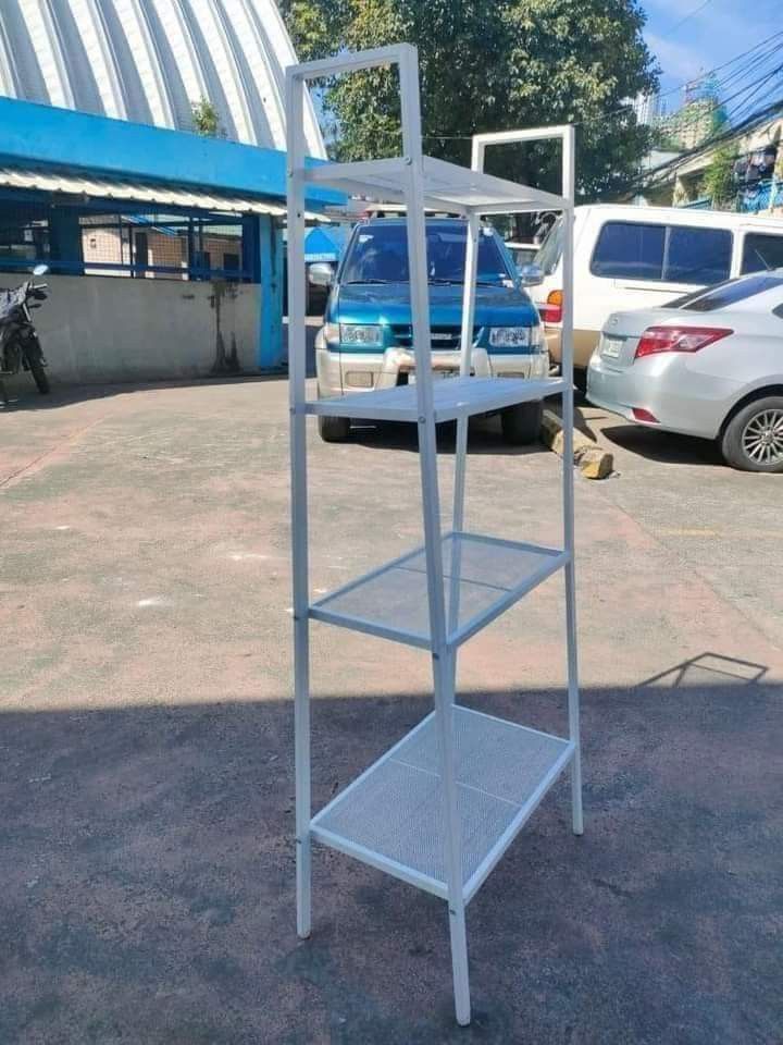 LERBERG Metal Shelf Ladder Style Rack 4 Layer (Category: Shelves, Cabinets & Racks) located in Manila. Submitted by redonlineshop (Listing ID 1250767157, Image 2). Description: LERBERG Metal Shelf Ladder Style Rack 4 Layer Php 1300 🔸️Material: Carbon Steel 🔸️Color: White BRAND NEW ONHAND and Ready to Deliver Accept Gcash payment/COD Same day delivery + SF.