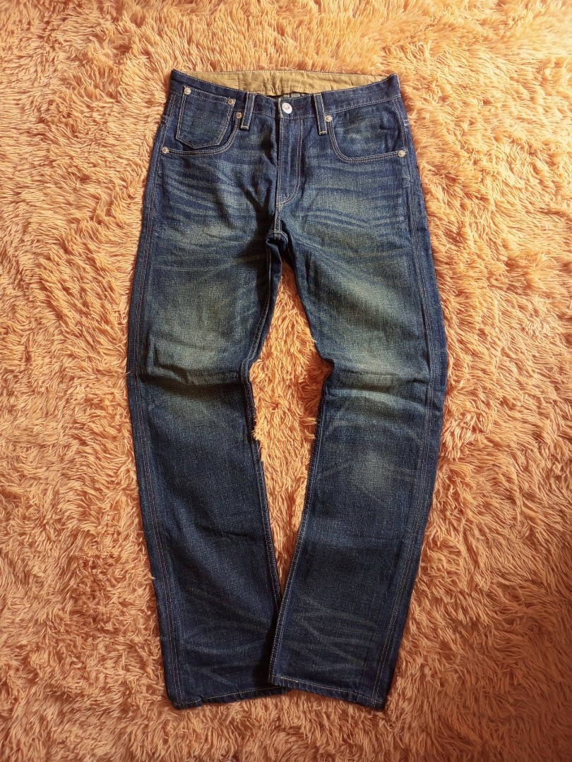 levis 513 denim pants original made in china size on tag : 29 x 32