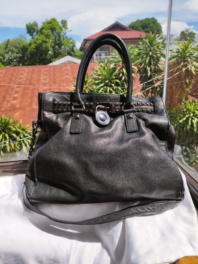 Limited Edition Michael Kors Hamilton Studded Shoulder Bag
