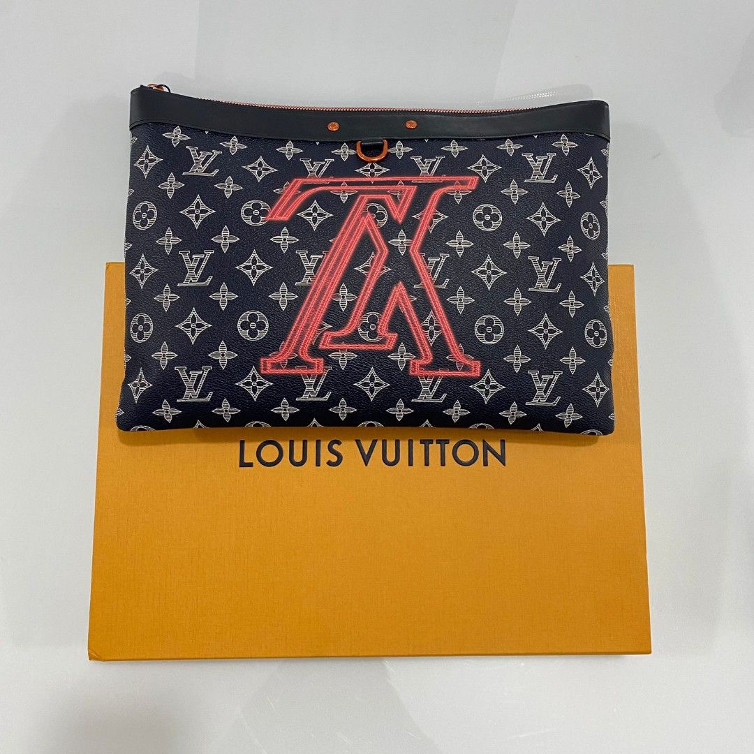 Kim Jones x Louis Vuitton Navy Monogram Upside Down Keepall