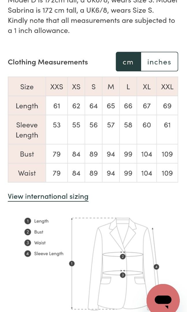 Tall store cape blazer