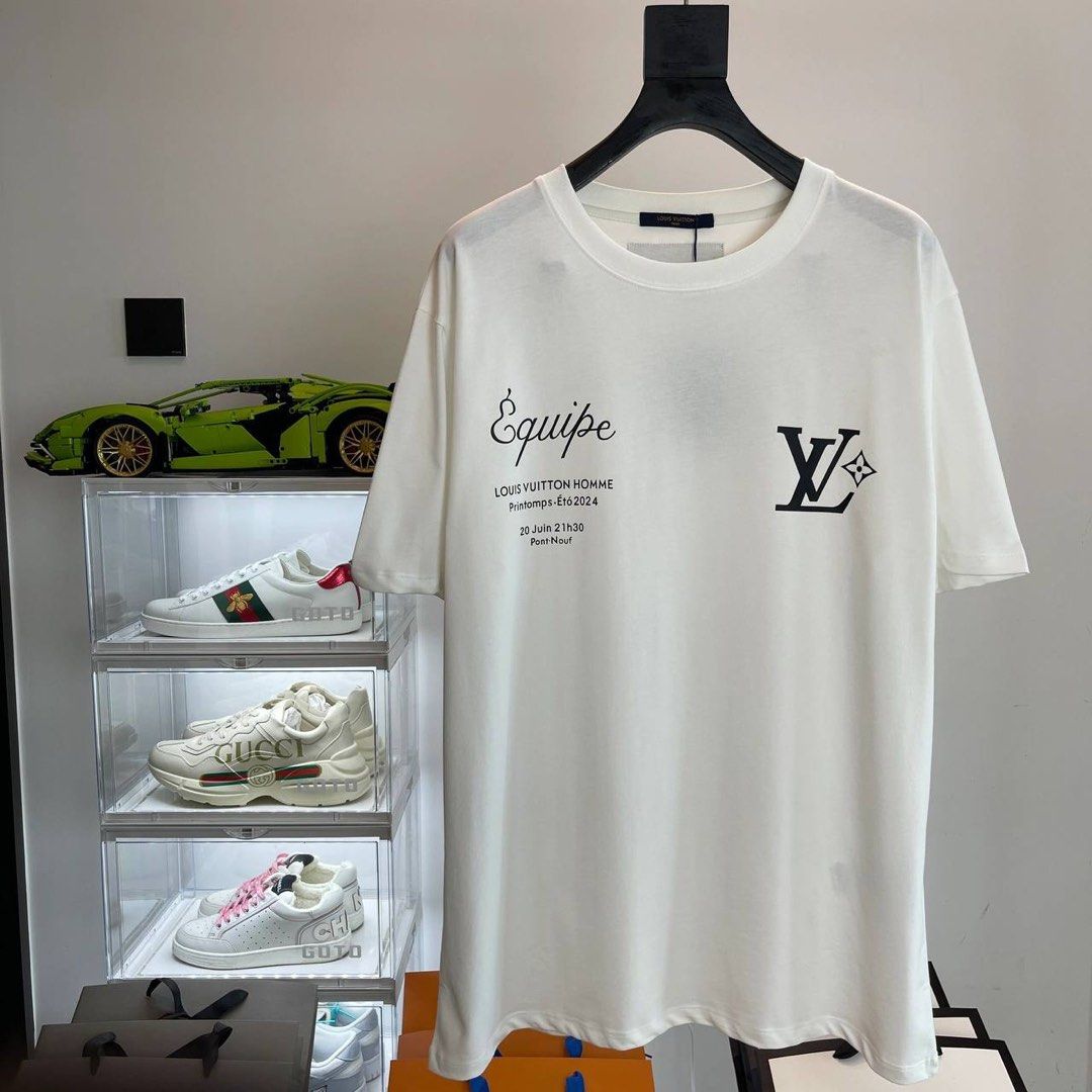 Louis Vuitton Multi Colour Equipe Polo T-Shirt M