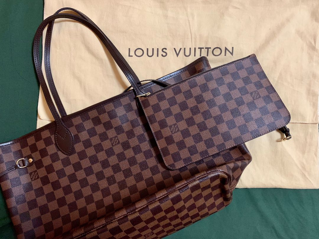 LOUIS VUITTON NEVERFULL GM - 1 YEAR WEAR & TEAR REVIEW (CORNER & STRAP  CLOSE UP) 