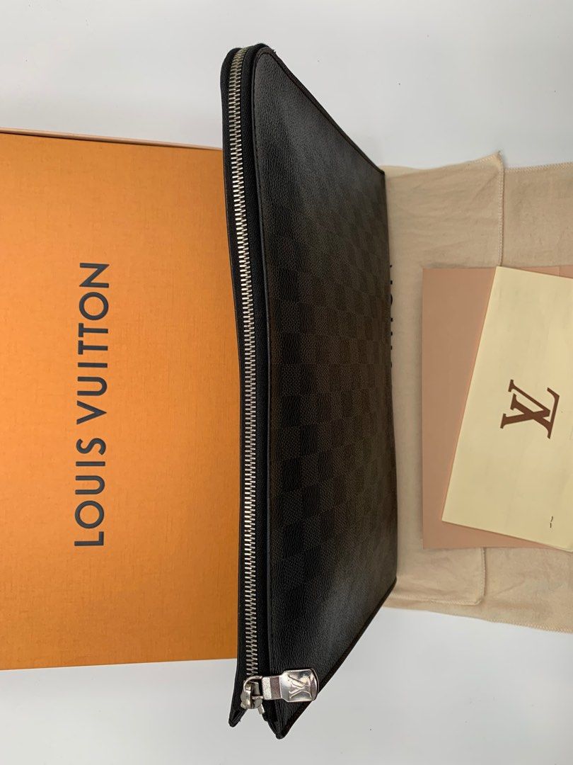 Blue Louis Vuitton Monogram Cobalt Pochette Jour GM Clutch Bag – Designer  Revival