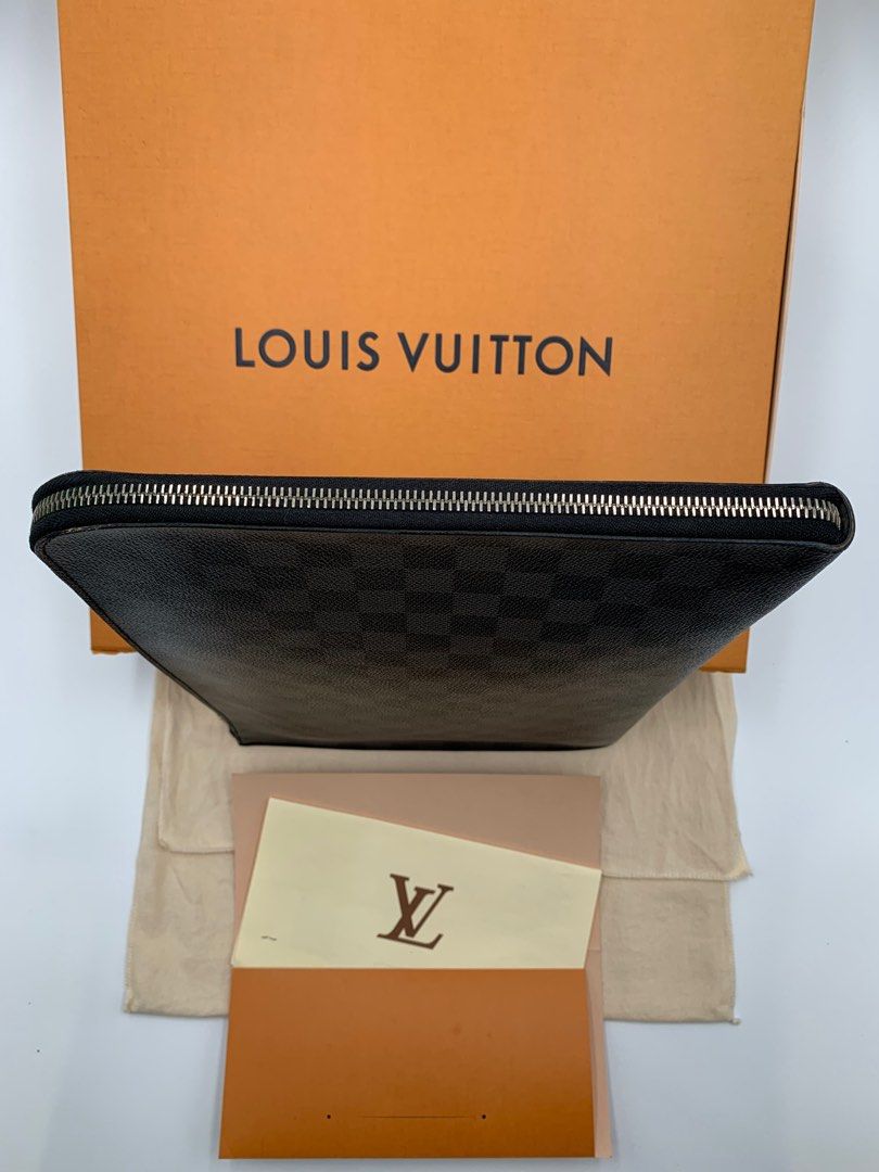 Blue Louis Vuitton Monogram Cobalt Pochette Jour GM Clutch Bag – Designer  Revival