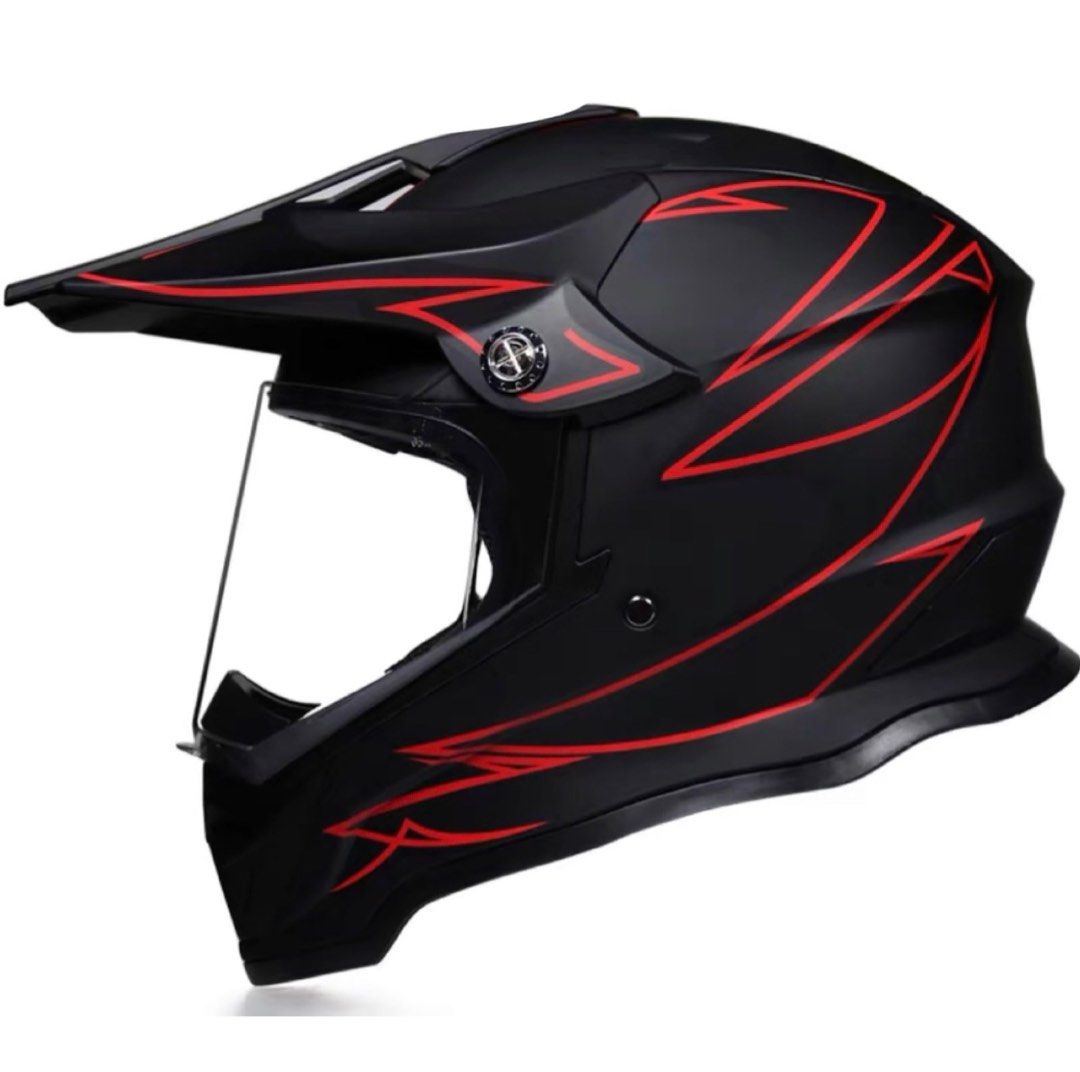 Black and discount red helmet design