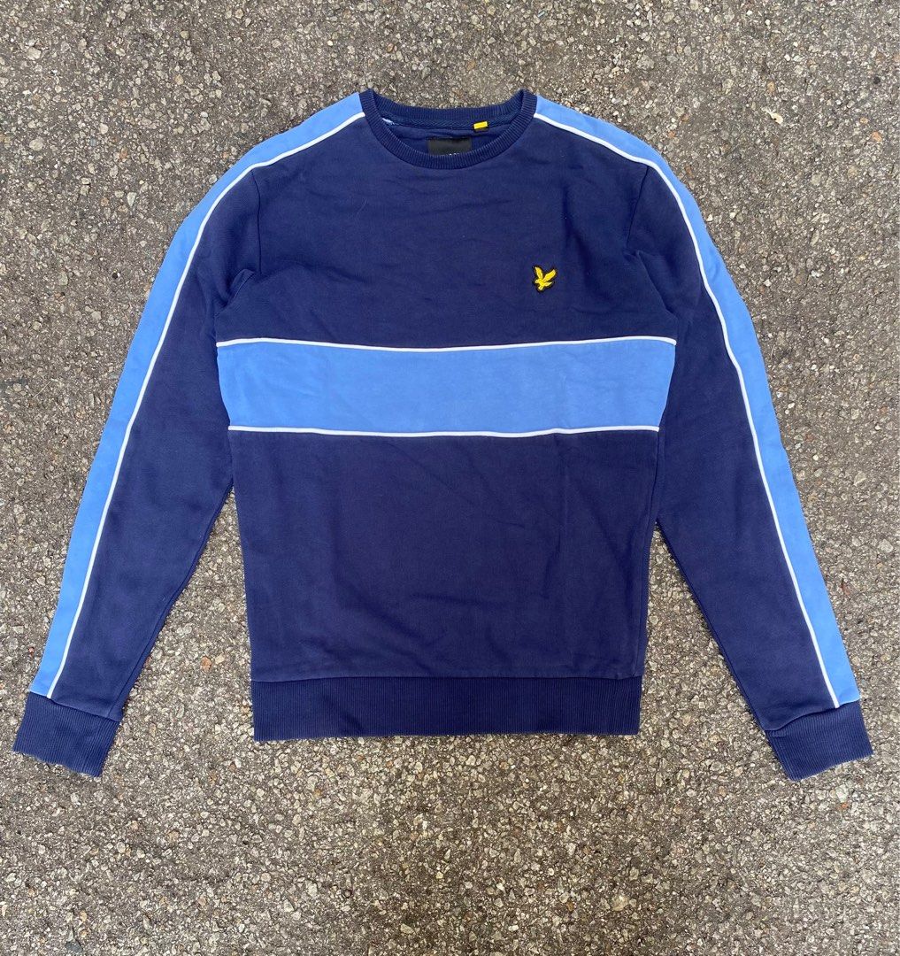 Lyle and scott best sale cut and sew sweatshirt