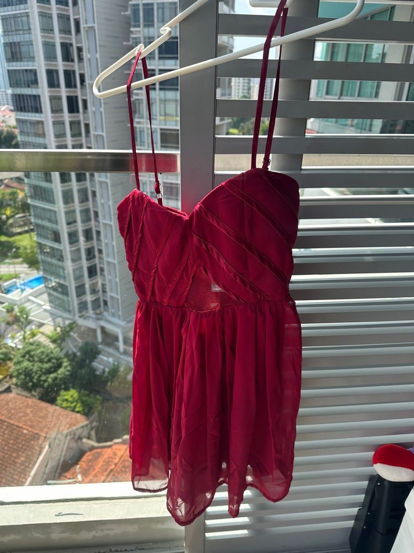 Maroon Cut out Dress Date night special Maroon dress