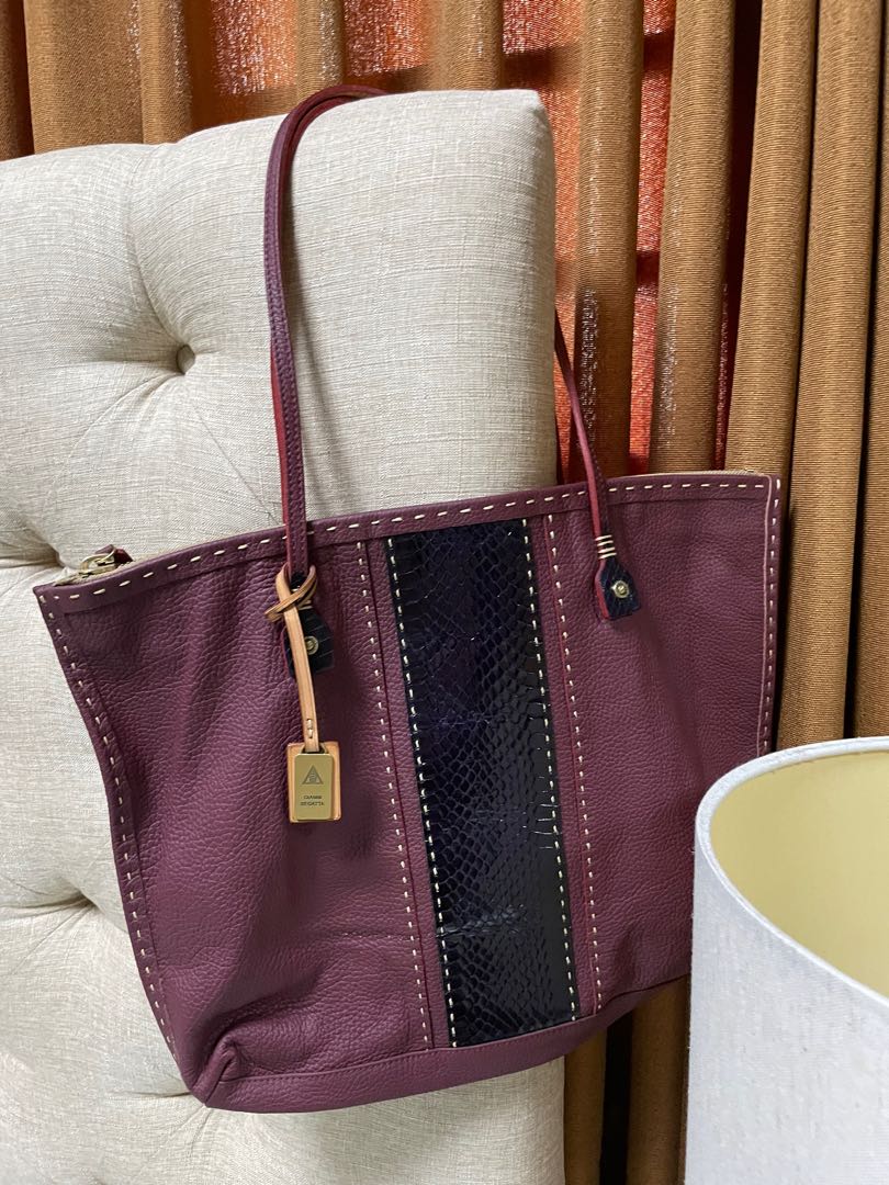 Tote Maroon Medium Classic