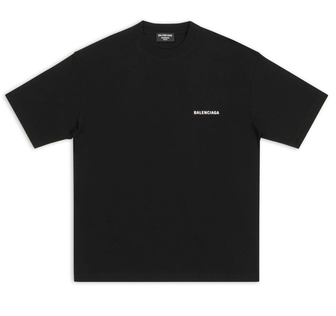 MEN S LOGO T SHIRT MEDIUM FIT IN BLACK Men s Fashion Tops Sets
