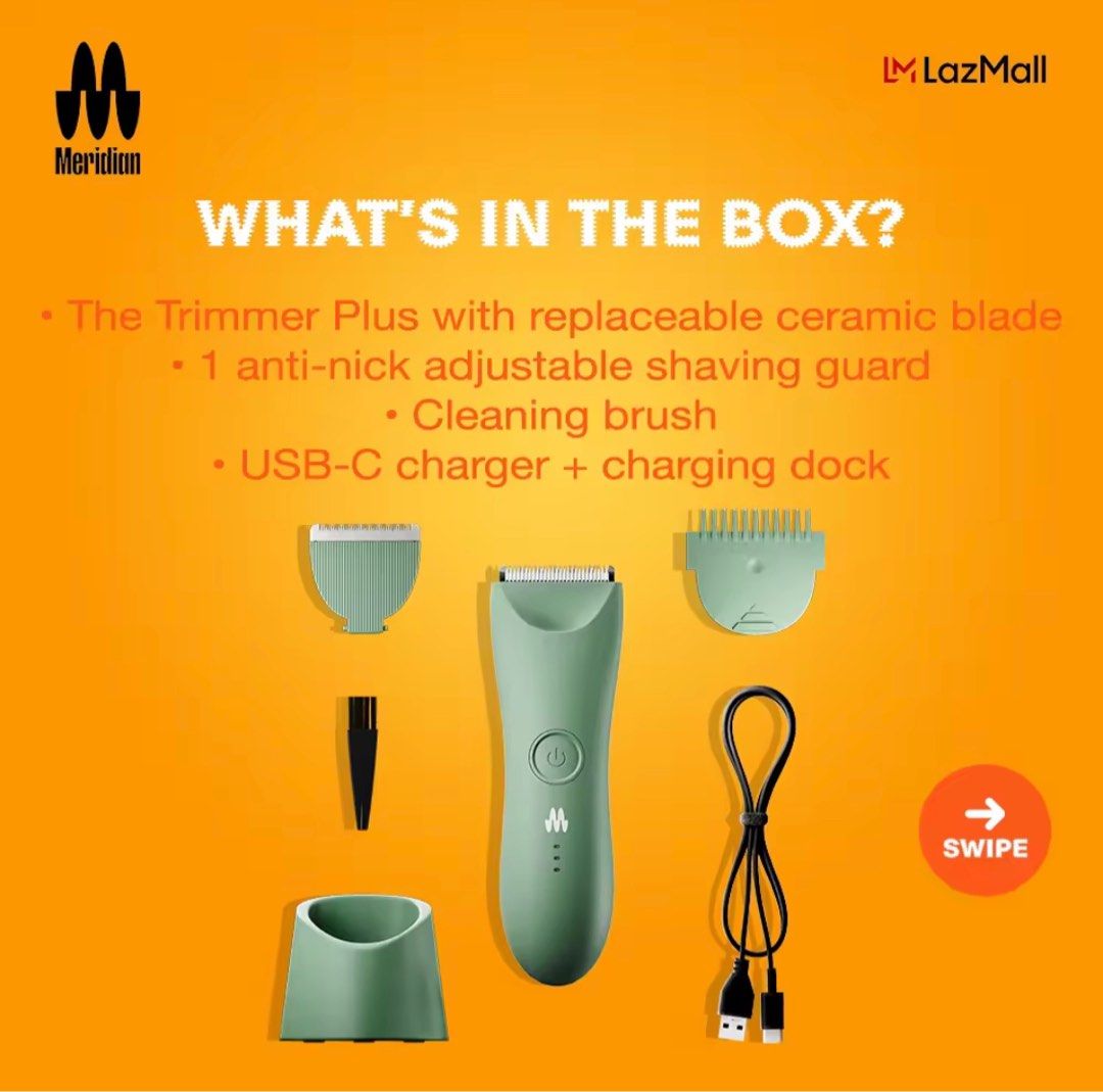 Meridian trimmer plus shaver hair remover , Beauty & Personal Care