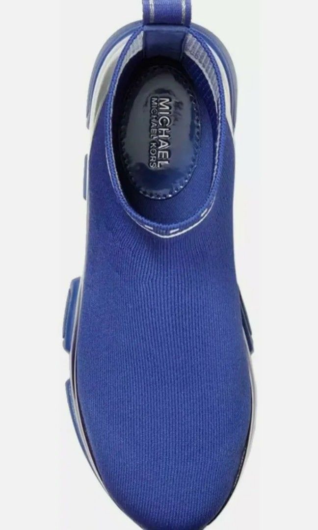 Michael michael kors kendra hotsell reflective stretch knit sock sneaker