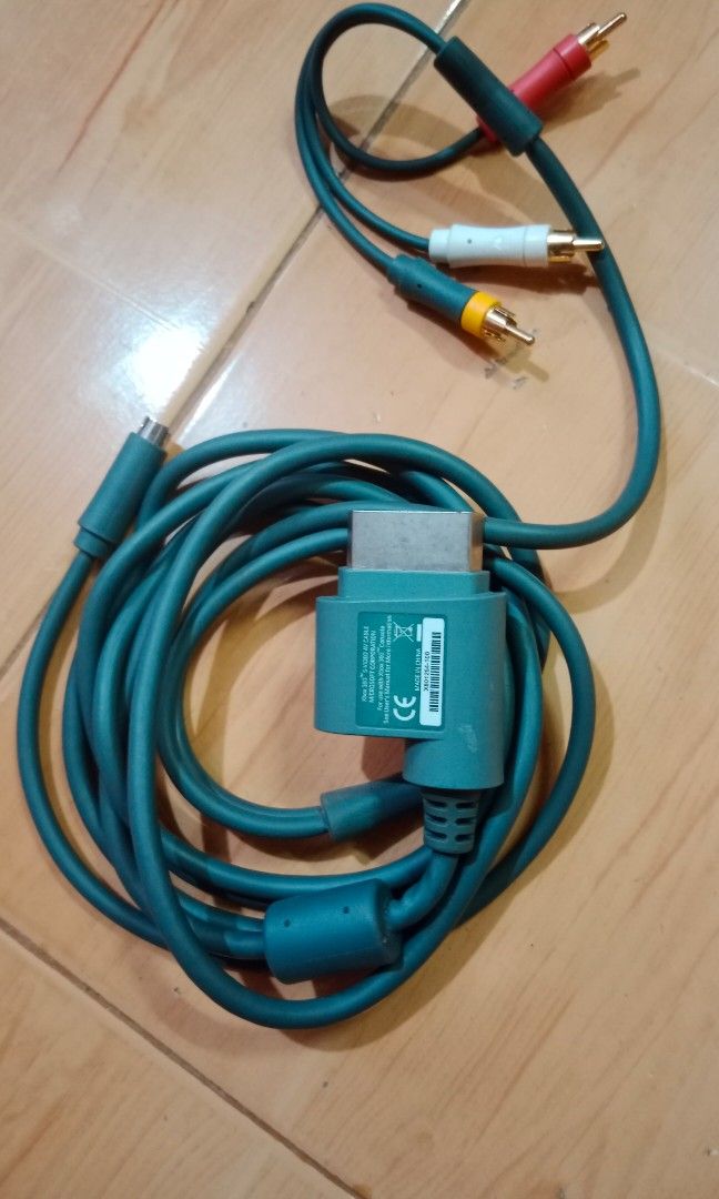 Microsoft Official Xbox 360 S Video AV Cable, Video Gaming, Video Games