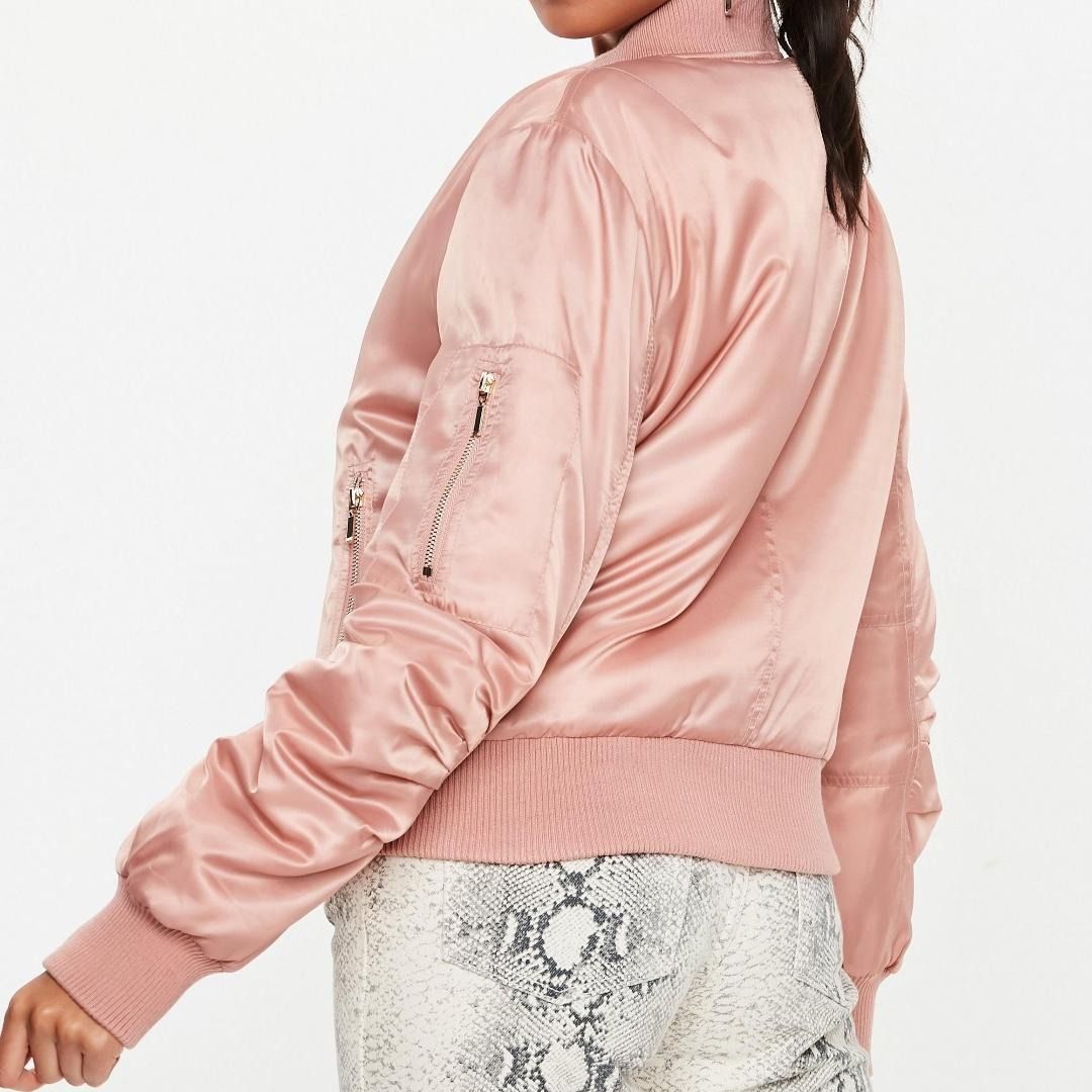 MISSGUIDED Pink Ultimate MA1 Bomber Jacket Women s Fashion Coats Jackets and Outerwear on Carousell