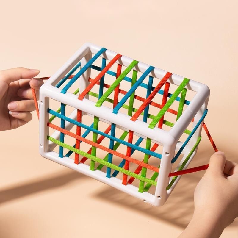 Montessori Colorful Shape Blocks Sorting Game Baby Motor Skill Tactile ... - Tactile Sorting Games For Motor Coordination