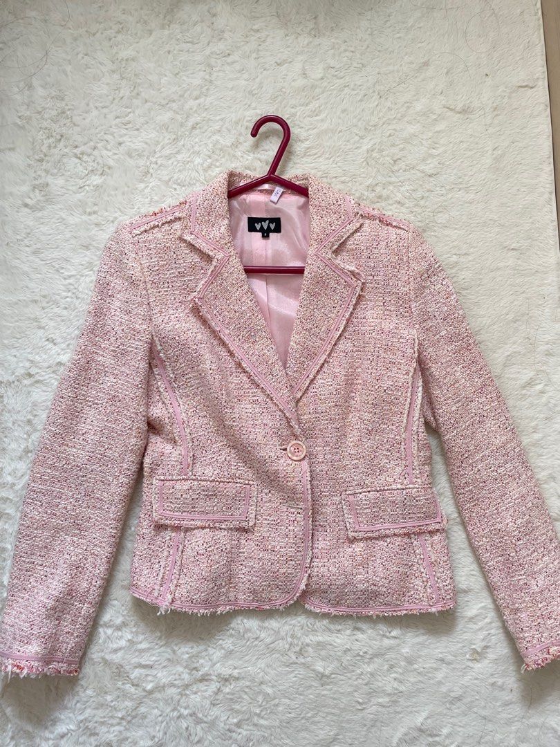 M&s pink blazer shop
