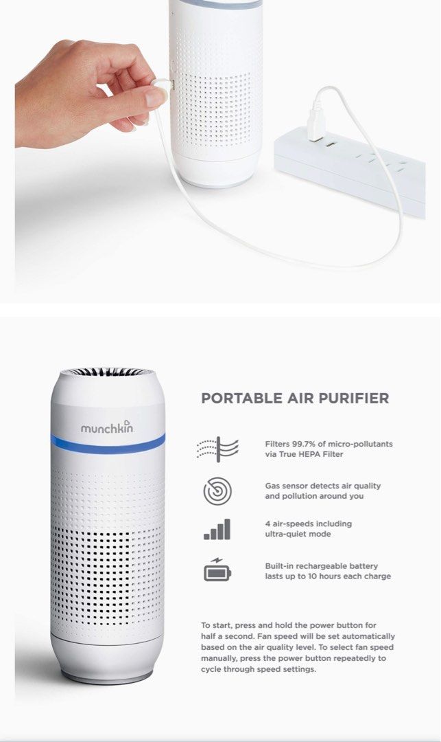 Munchkin air sales purifier review