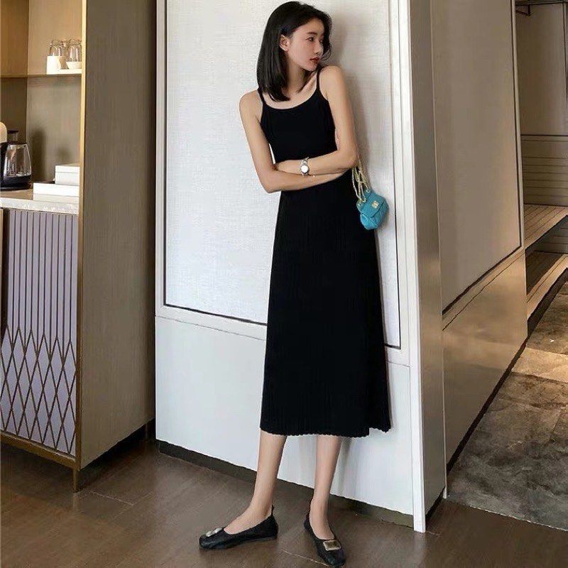 Casual knit maxi best sale dress