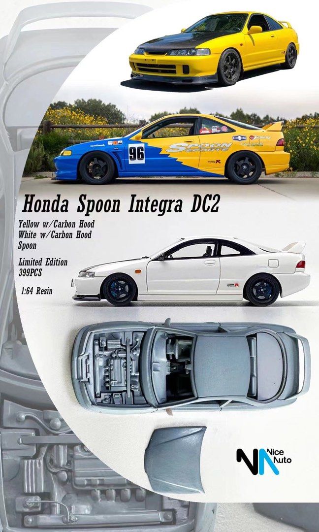 NA 1/64 Honda Integra DC2 Spoon, Hobbies & Toys, Toys & Games on 