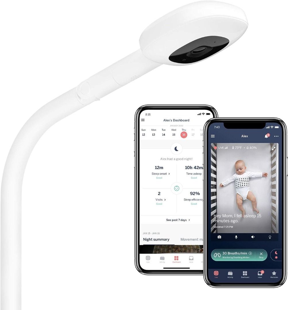 Nanit Pro Smart Baby Monitor Floor Stand 1080p Wi Fi Video
