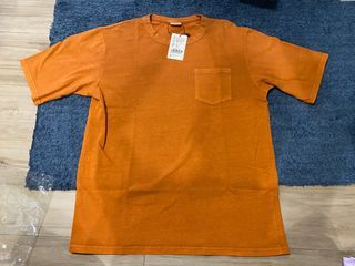 Navy 復古T