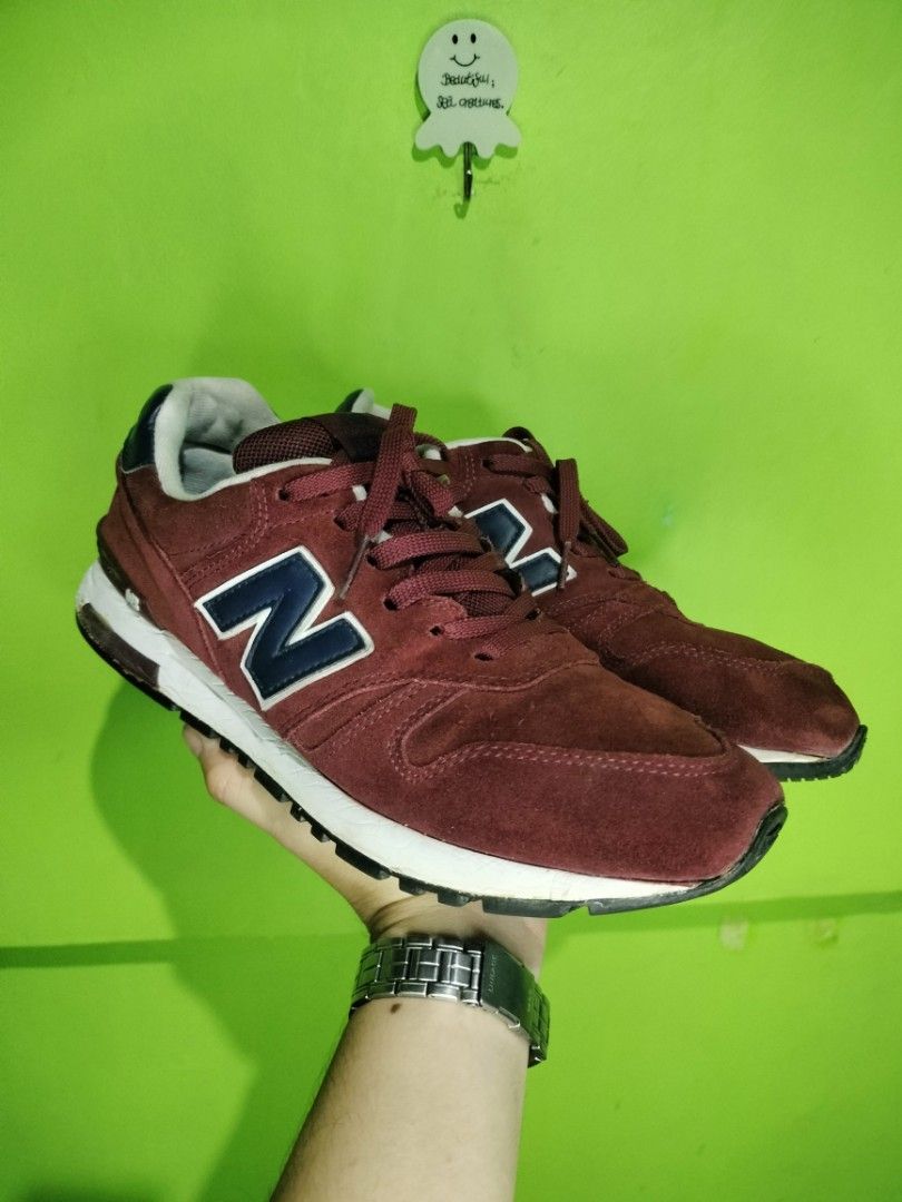 New balance 565 burgundy clearance