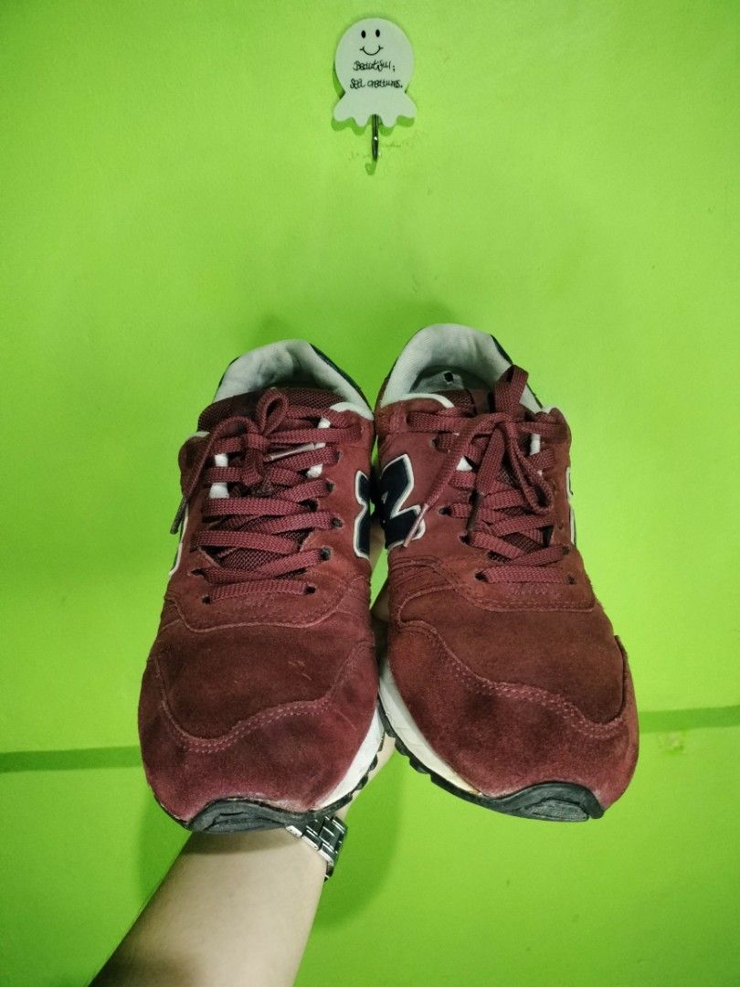 New balance 565 burgundy clearance
