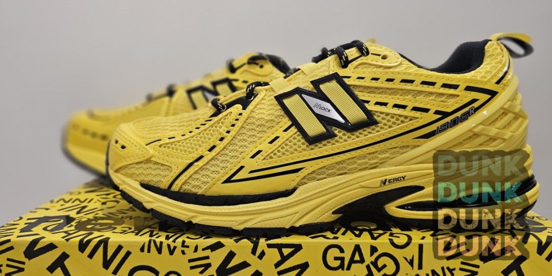New Balance x GANNI R "MRGA"Blazing Yellow, 名牌, 鞋及波鞋