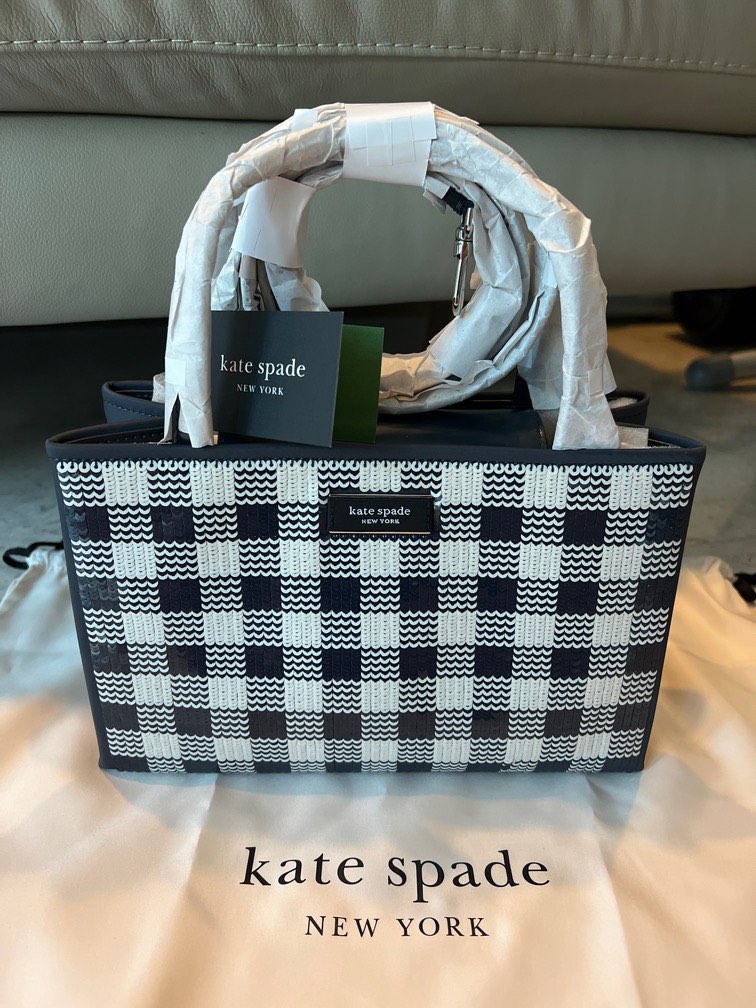 Kate spade buffalo check discount purse