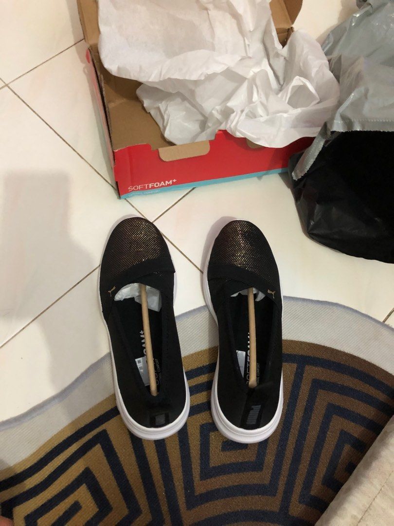 NEW PUMA Adelina Shine Sneakers Women Black
