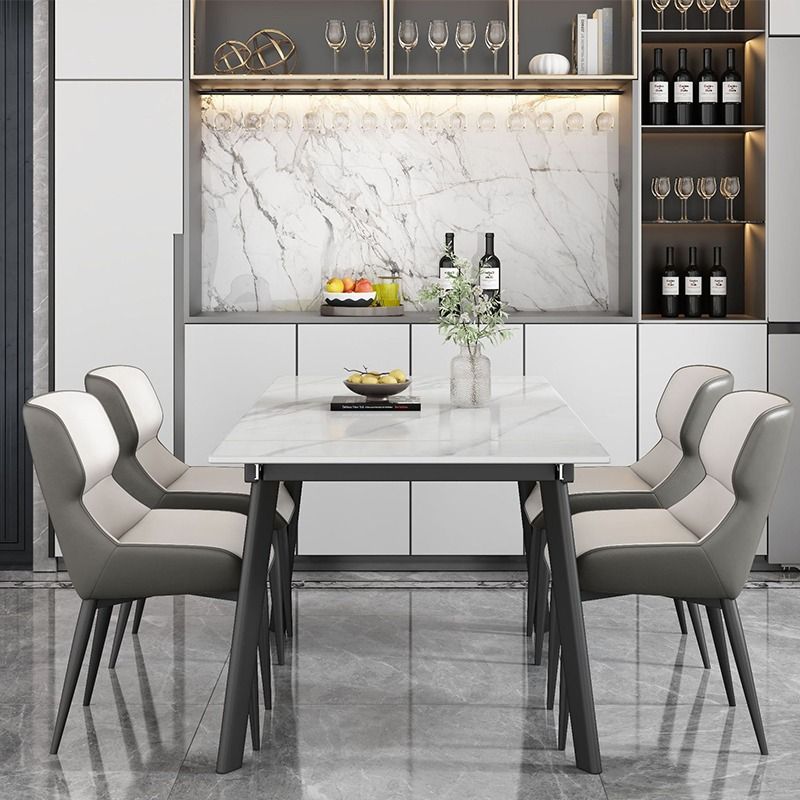 Nice Dining Table White Extendable Table Stock Stock Delivery within 3 ...