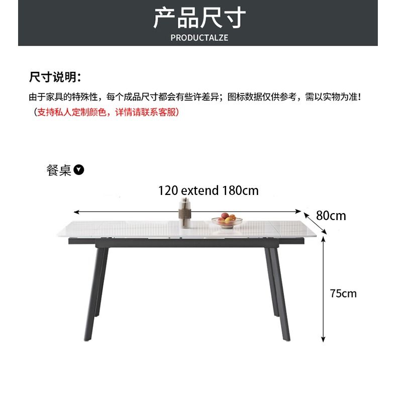 Nice Dining Table White Extendable Table Stock Stock Delivery within 3 ...