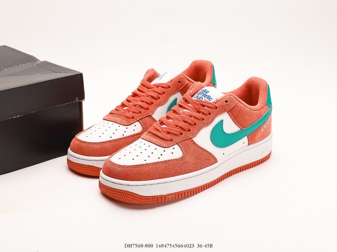 Nike Air Force 1 Low '07 LV8 Athletic Club White Orange Men's - DH7568-800  - US