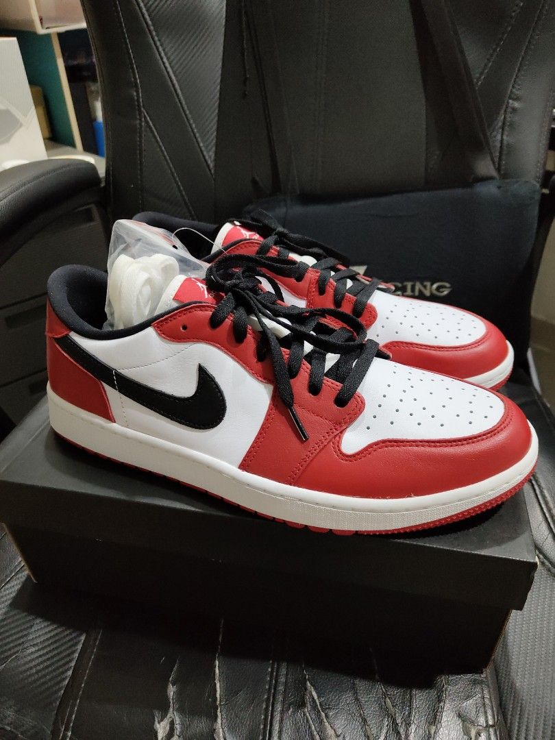 Nike Air Jordan 1 Low Golf Chicago US12.5 UK11.5