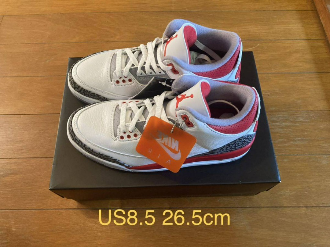 Nike Air Jordan 3 OG 火紅US​​8.5 26.5cm DN3707-160 Nike Air Jordan