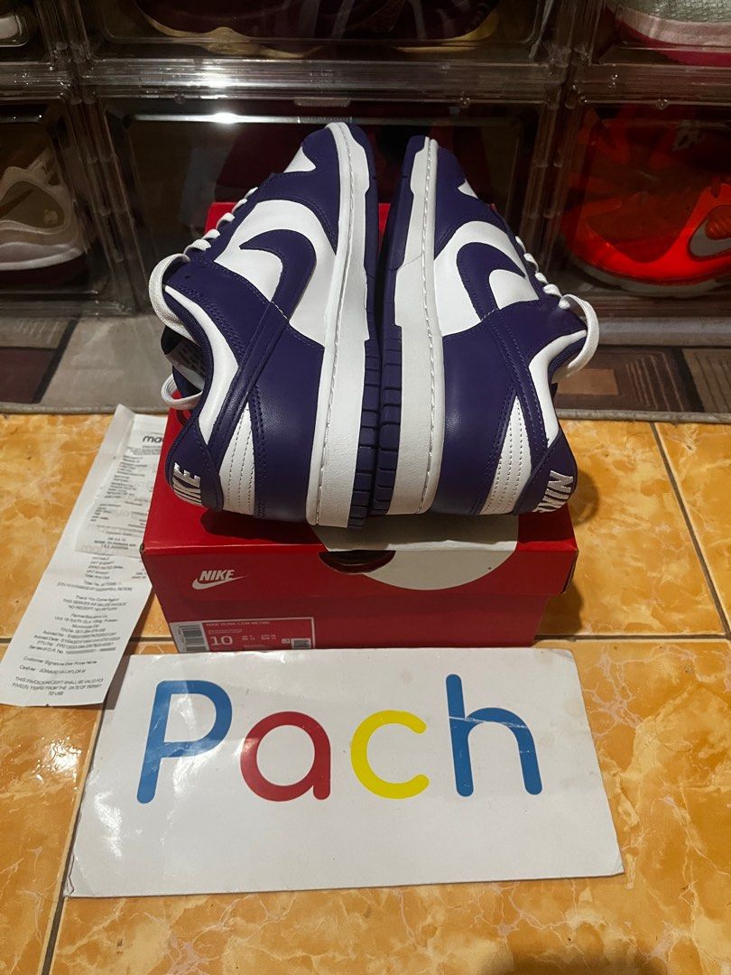 Nike dunks court purple on Carousell