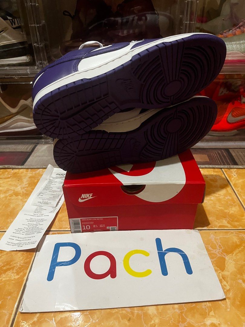 Nike dunks court purple on Carousell